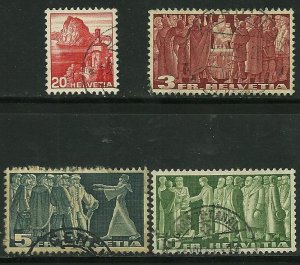 Switzerland # 243-46, Used.