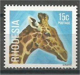 RHODESIA 1978, MNH 15c, Giraffe, Scott 401