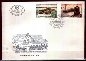 1904 - Yugoslavia 1981 - European Danube Commission - FDC
