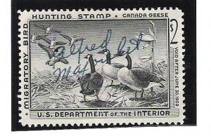 U.S. Scott #RW25 Used $2 Duck Stamp 2018 CV $10.00