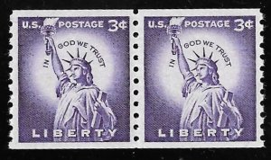 #1057 3 cents 1958 Statue Liberty, CP, Stamp Mint OG NH XF