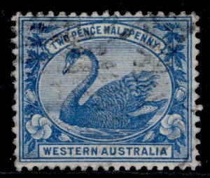 AUSTRALIA - Western Australia QV SG114, 2½d blue, FINE USED.