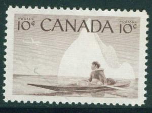 CANADA Scott 351 MNH** 1955 Eskimo Kayak stamp 