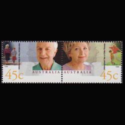 AUSTRALIA 1999 - Scott# 1726a Older Persons Set of 2 NH