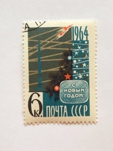 Russia – 1963 – Single “Space/Rockets” Stamp – SC# 2820 - CTO