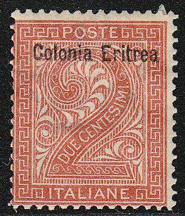 Eritrea Stamps of Italy Ovpted ( Scott #2) MH 