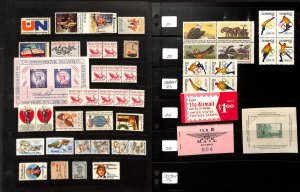 United States Stamp Collection 16 Pages, Mint NH