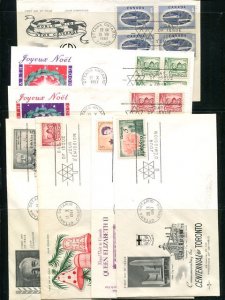 Canada 7 First Day covers from 1967 unaddressed  - Lakeshore Philatelics