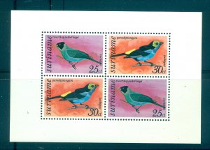 Suriname - Sc# C60a. 1977 Birds. MNH Souv. Sheet. $3.50.