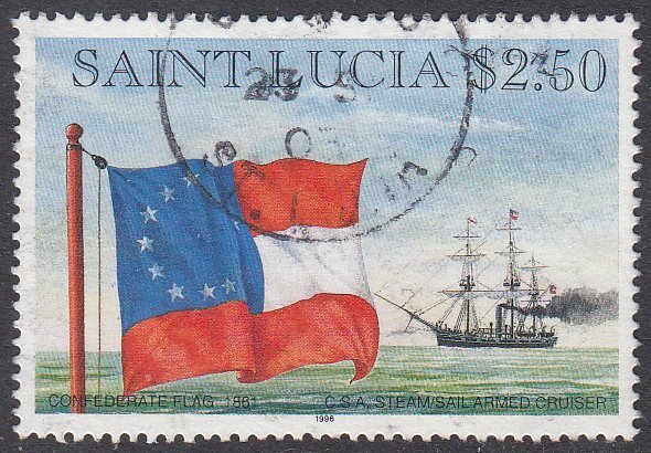 St. Lucia 1057 Used CV $2.50