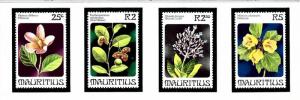 Mauritius 511-14 MNH 1981 Flowers