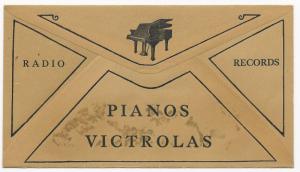 US Mint ADV Cover F.D. Rice Music House Wellsville, New York Pianos Victrolas