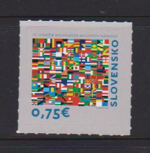 2020 Slovakia UN - Flags - SA (Scott 839) MNH