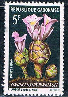 Gabon 246 MNH African plant 1969 (G0319)