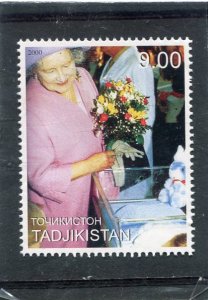 Tajikistan 2000 QUEEN MOTHER 1 value Perforated Mint (NH)