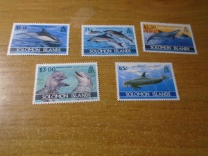 Solomon Islands   #  772-76   MNH