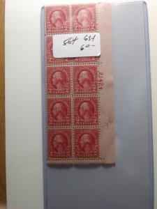 SCOTT # 634 TYPE 1 PLATE BLOCK OF 10 GEM MINT NEVER HINGED  1926 !! SPECIAL !!!