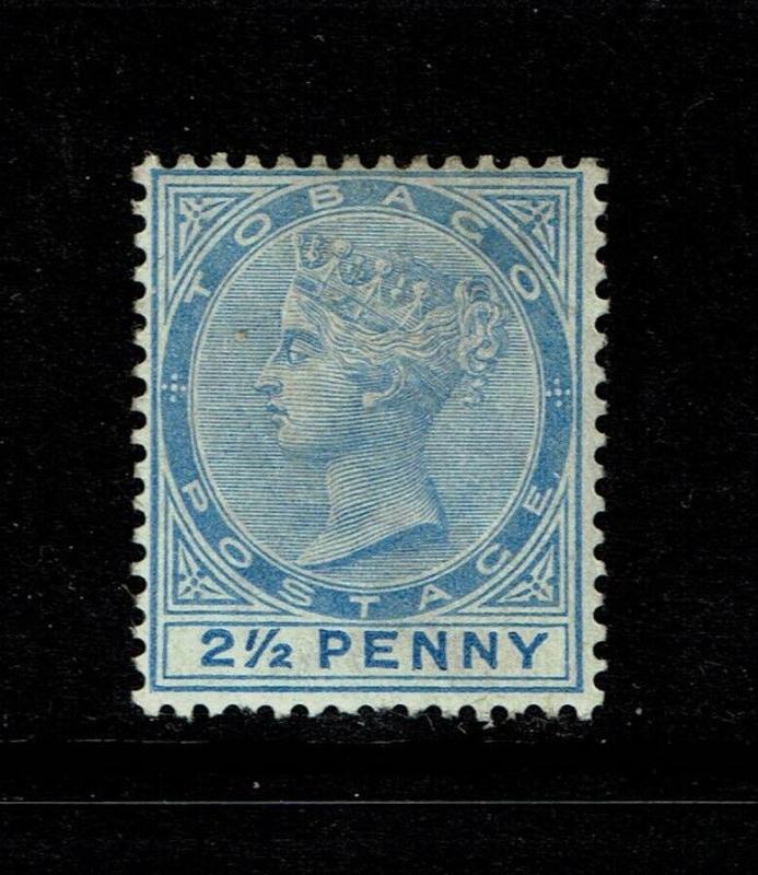 Tobago SG# 16 Mint Hinged / Hinge Rem / Dull Blue - S6232