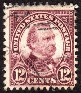 1931, US 12c, Grover Cleveland, Used, Sc 693