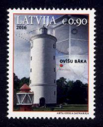 Latvia Sc# 945 MNH Ovisi Lighthouse 2016