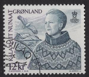 Greenland  #375   2000  used  Queen Margrethe   12k