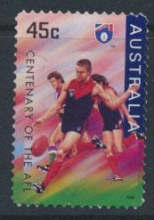 Australia SG 1614  Used  Self Adhesive - Australian Rules