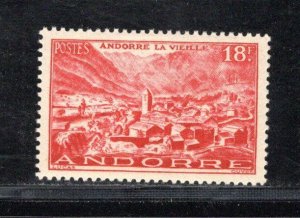 ANDORRA - FRENCH ADMINISTRATION SC# 122 FVF/MLH