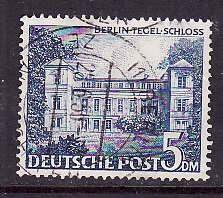 Germany-Sc#9N60- id6-used-5M Tegel Castle-1949-