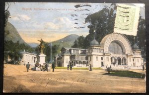 1915 Bogota Colombia Picture Postcard Cover To Australia Bolivar Building