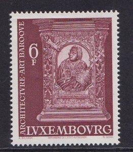 Luxembourg   #536 MNH 1977  architecture 6fr  St. Gregory the Great