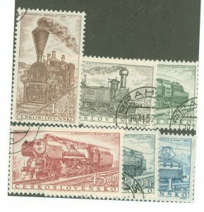 Czechoslovakia & Czech Republic #770-5 Used Single (Complete Set)