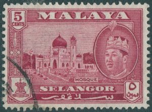 Malaysia Selangor 1961 SG132 5c Mosque FU