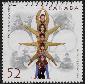 Canada - 2007 - Scott #2225 - used - Scouting Centenary
