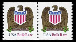 PCBstamps   US #2604 Coil Pair 20c(2x10c)Eagle, bulk rate, MNH, (16)