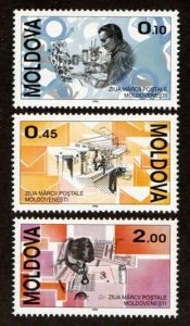 Moldova #137-139 MNH