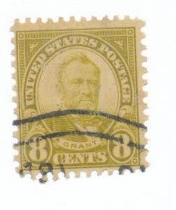 USA 1927 - Scott 640 used - 8c Grant 