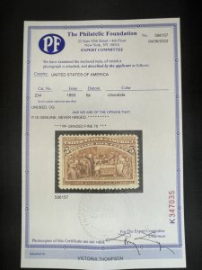 230 - 245 Complete Columbians with Certifications,  Vic's Stamp Stash