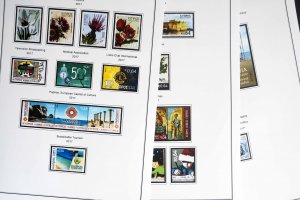 COLOR PRINTED GREEK CYPRUS 2011-2020 STAMP ALBUM PAGES (41 illustr. pages)