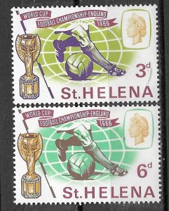 St.Helena # 188-89  World Cup Soccer   (2)  Mint NH