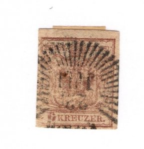 Austria #4 Used - Stamp - CAT VALUE $6.00