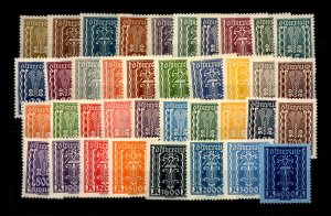 Austria 1922  Scott #250-87 MNH (CV 175.00)