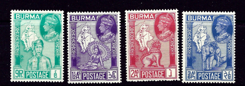 Burma 66-69 NH 1946 set