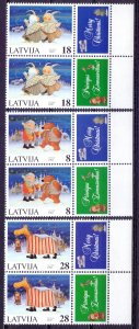 Latvia. 1997. zf 471-73. Christmas. MNH.