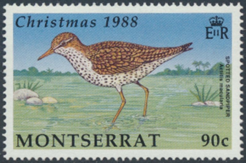 Montserrat  SC#  703  MNH   Birds Christmas 1988  see details & scans
