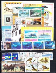 Gibraltar Lot of Mint NH complete sets (Catalog Value $104.00)