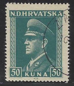 Croatia Scott # 78, used