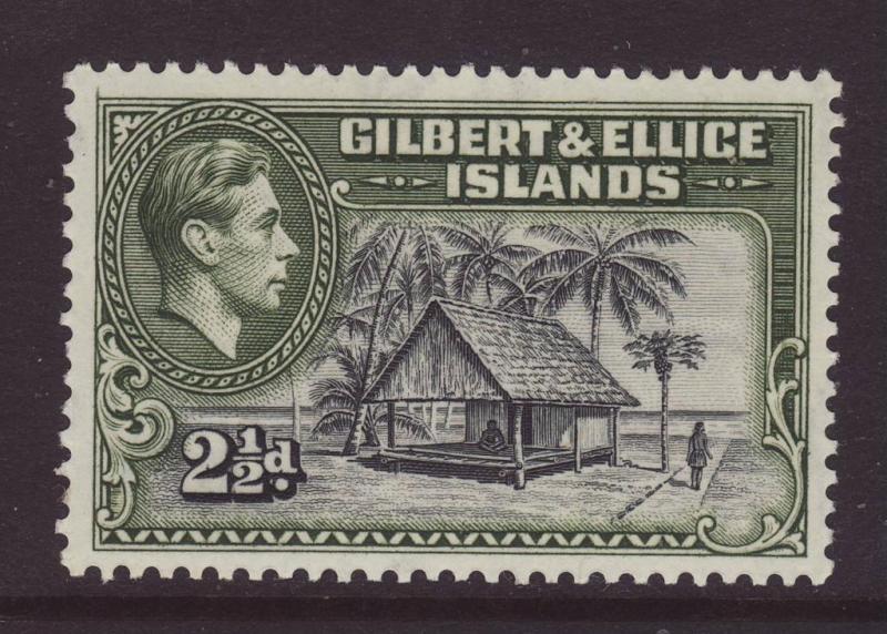 1939 Gilbert & Ellice Is 2½d Mint SG47