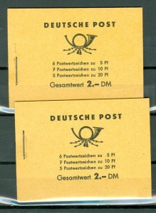 GERMANY DDR... 2x WORKER'S BLKTS