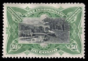 Belgian Congo - Scott 22 - Mint-Hinged - Adhesion on Back