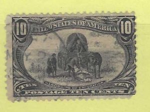 1898 10c TRANS  MISSISSIPPI (290) USED $35